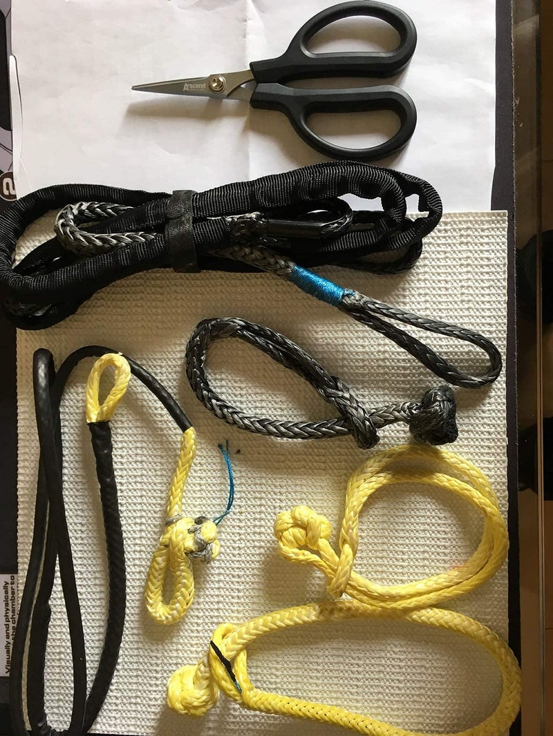 Ascend Tools 6-1/4 inch Carbon Steel Shears - Kevlar, Dyneema, Vectran, Spectra, Technora, Nomex, Innegra, Dacron, Fiberglass, Carbon Fiber, Fiber Optic Kevlar Shears - Image 5